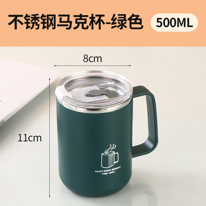 Water cup with lid 304 stainless steel