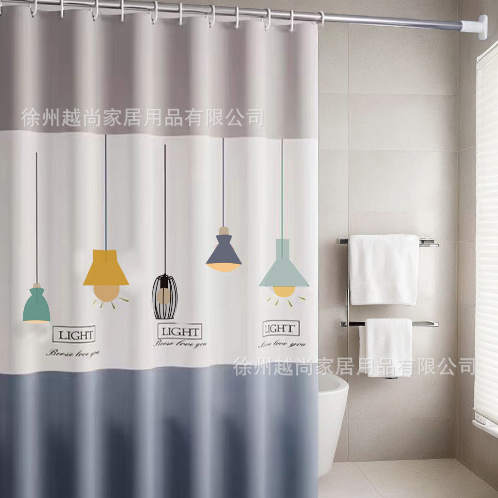 Shower curtain metal buttonhole, send hanging ring