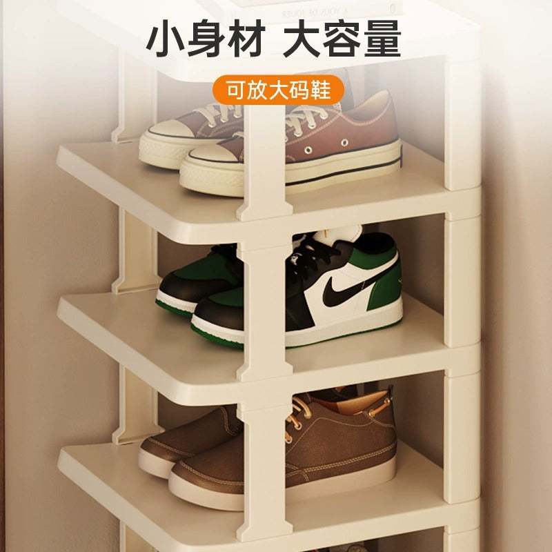 installation-free storage shoe cabinet