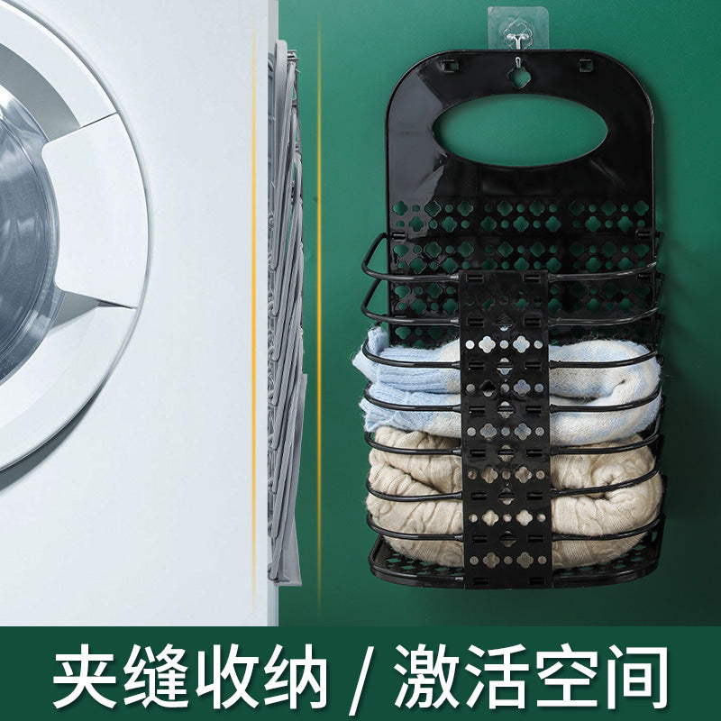 Dirty clothes basket storage basket foldable