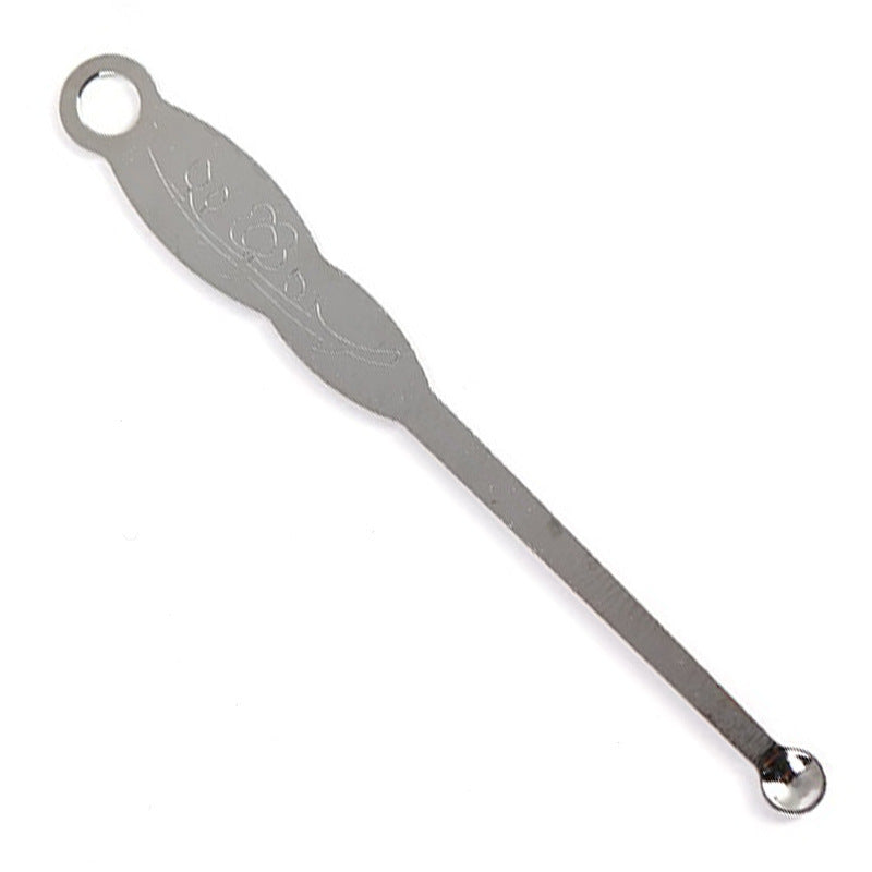 Stainless steel ear scoop