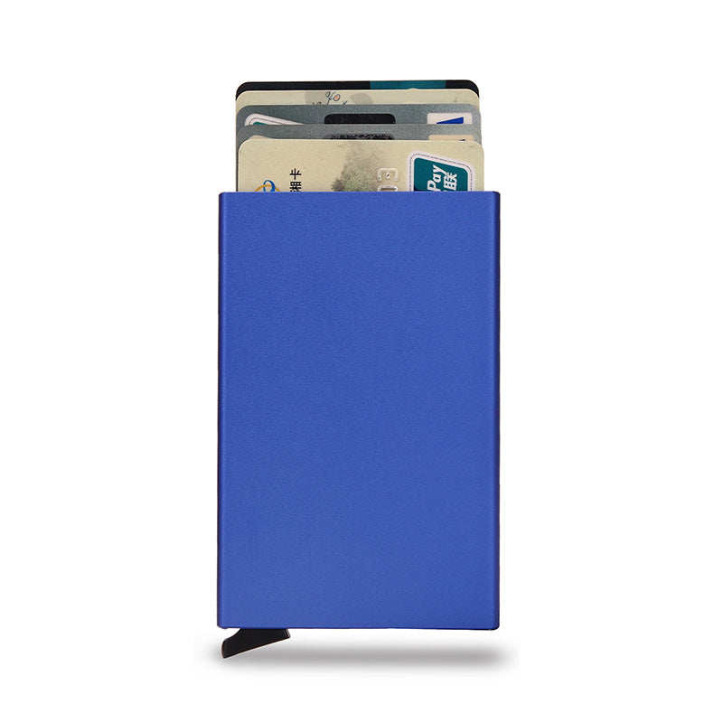 Metal card bag male anti-magnetic aluminum alloy