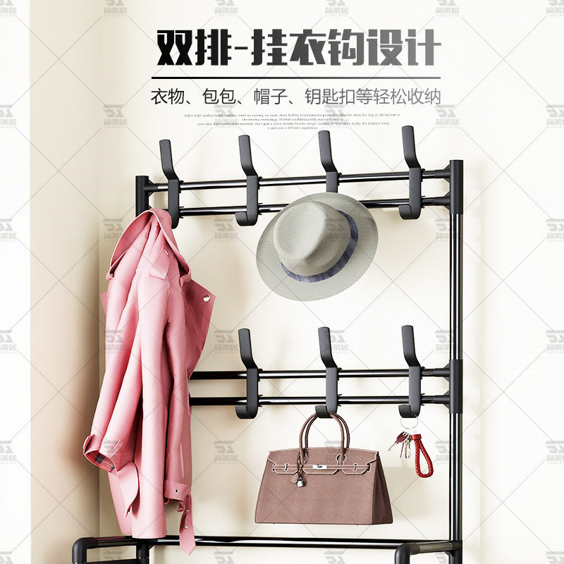 Shoe rack entrance multi-layer household interior