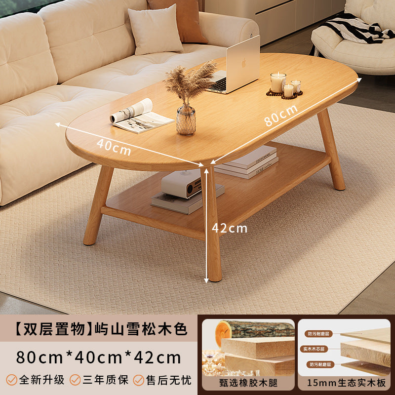 Double coffee table living room home coffee table