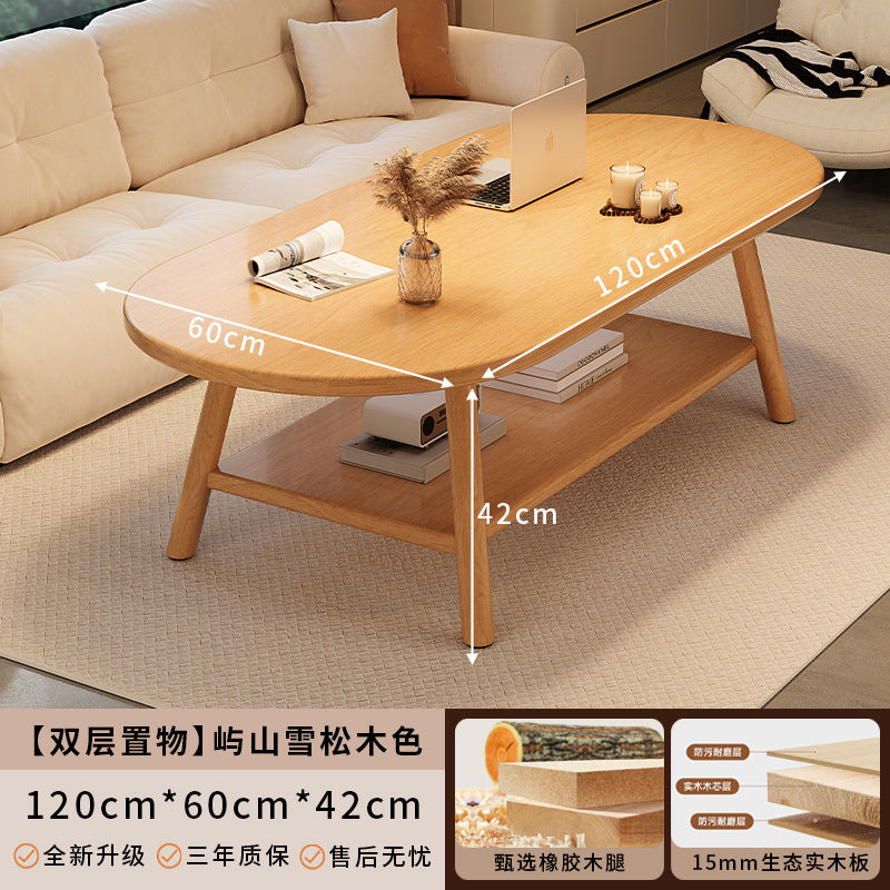 Double coffee table living room home coffee table