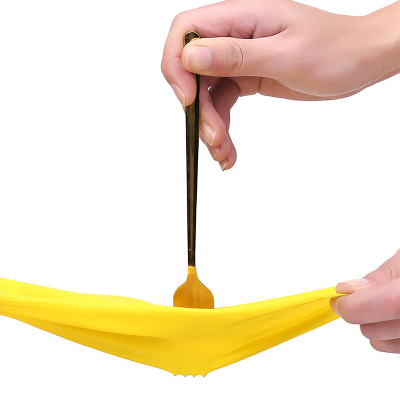 Thickened beef tendon latex gloves