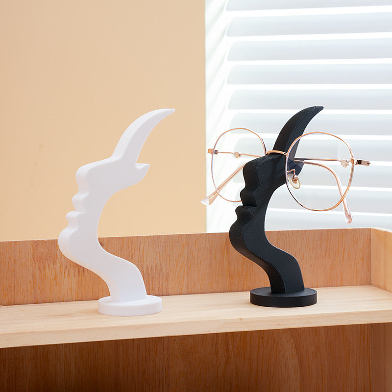 Face creative glasses holder