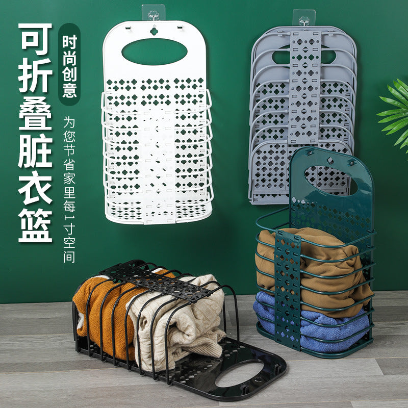 Dirty clothes basket storage basket foldable