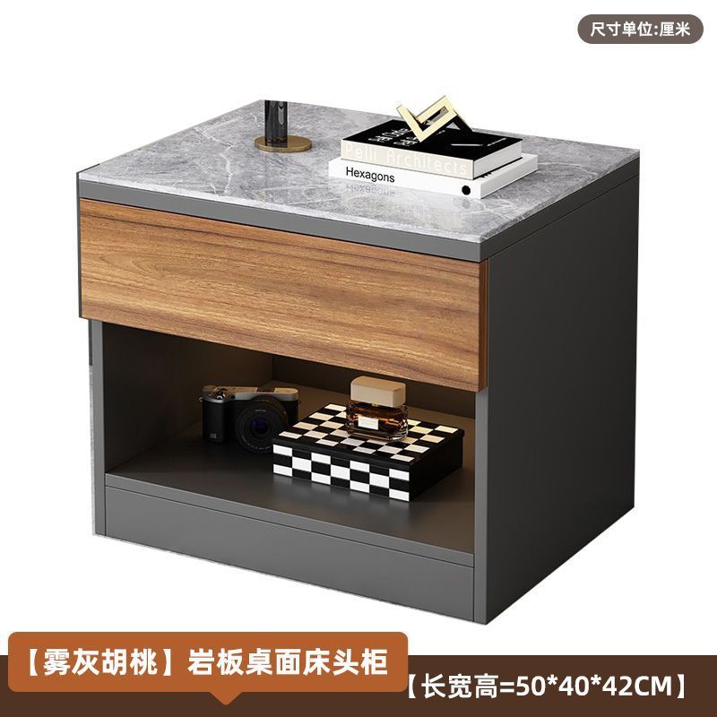 night stand Modern simple rock slab bedside table 20 * 16 * 17 inch