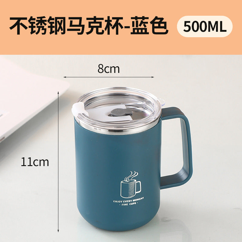 Water cup with lid 304 stainless steel