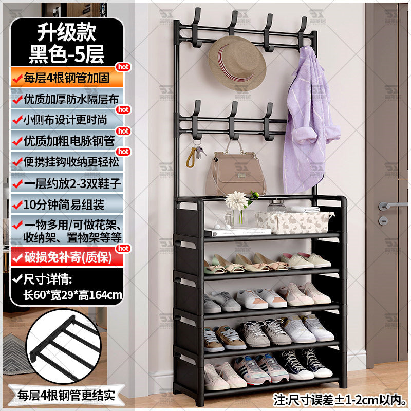 Shoe rack entrance multi-layer household interior