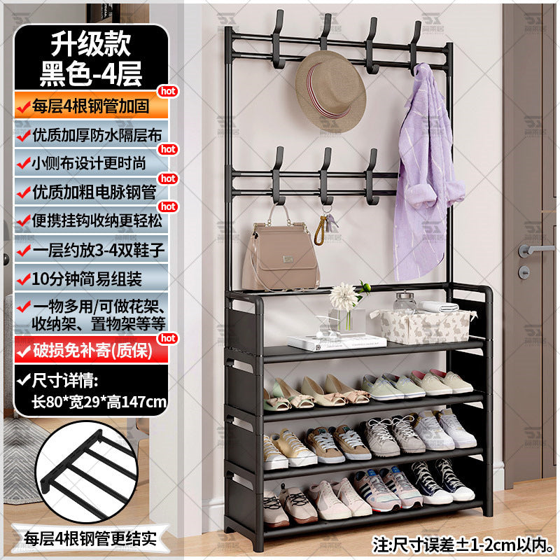 Shoe rack entrance multi-layer household interior