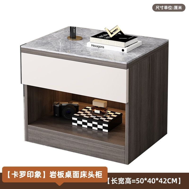 night stand Modern simple rock slab bedside table 20 * 16 * 17 inch