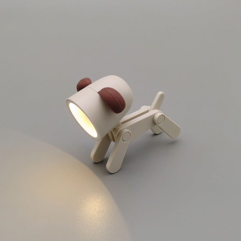 Swing joint movable puppy night light