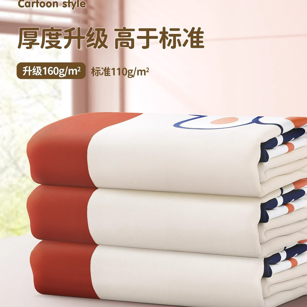 Shower curtain thickened waterproof without punching