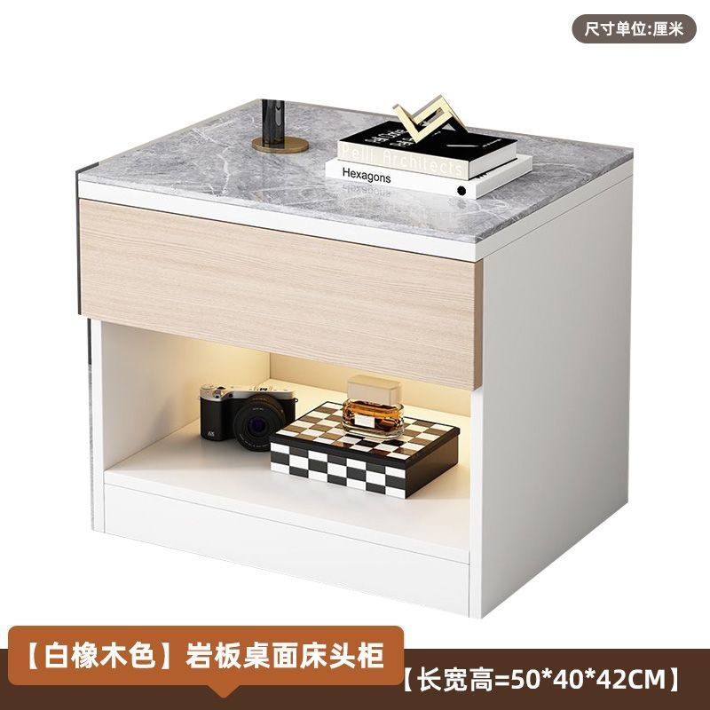 night stand Modern simple rock slab bedside table 20 * 16 * 17 inch