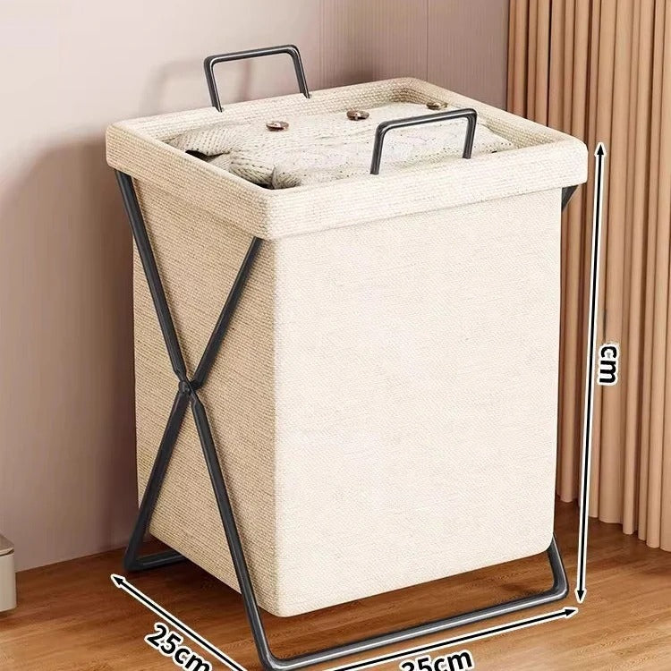 Laundry Basket Foldable Comes with Socks Hanging Basket