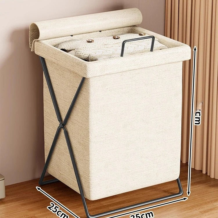 Laundry Basket Foldable Comes with Socks Hanging Basket