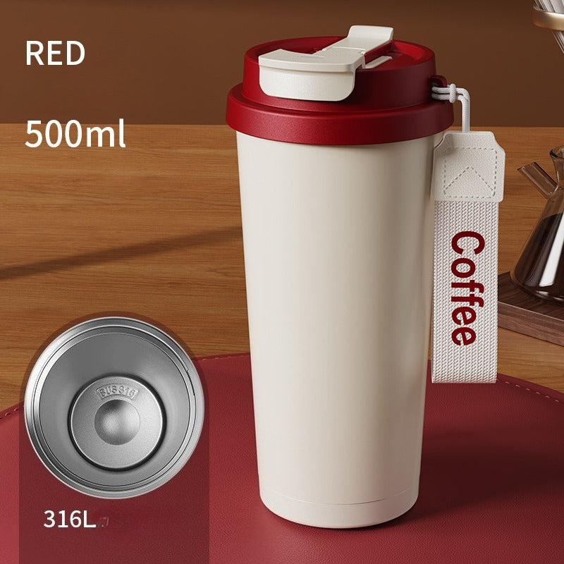 New stainless steel and ceramic coated thermos cups