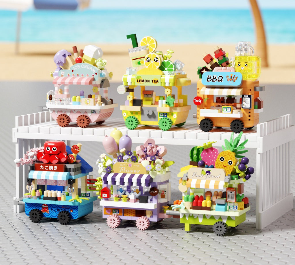 Compatible with big brand city street view building blocks