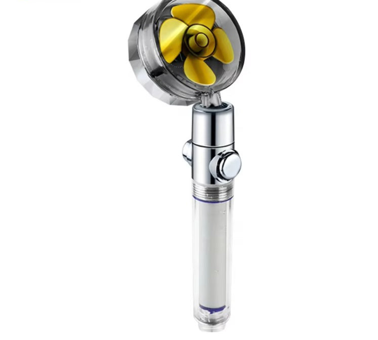Water Saving Spinning Fan Shower head