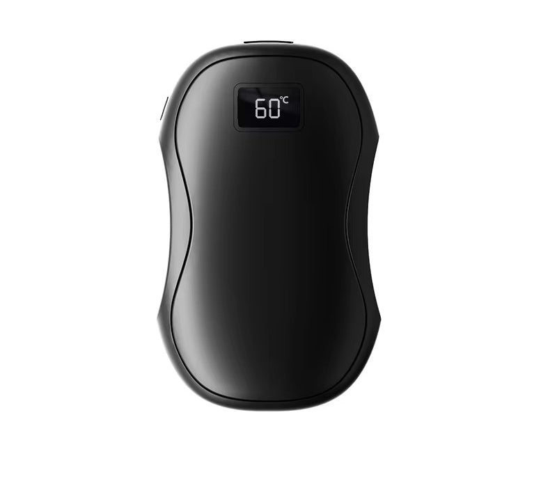 Magnetic Detachable 2-in-1  Hand Warmer with Digital Display