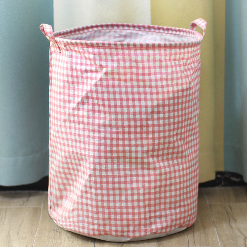 Canvas storage laundry basket