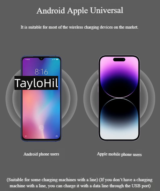 Wireless Charging Solid Wood Night Stand with speaker